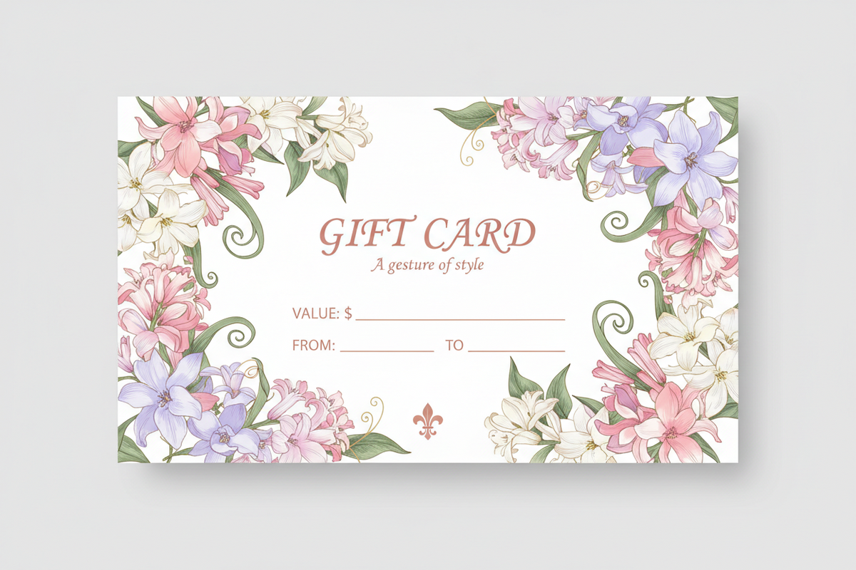 AMYRIS + HYACINTHS GIFT CARD