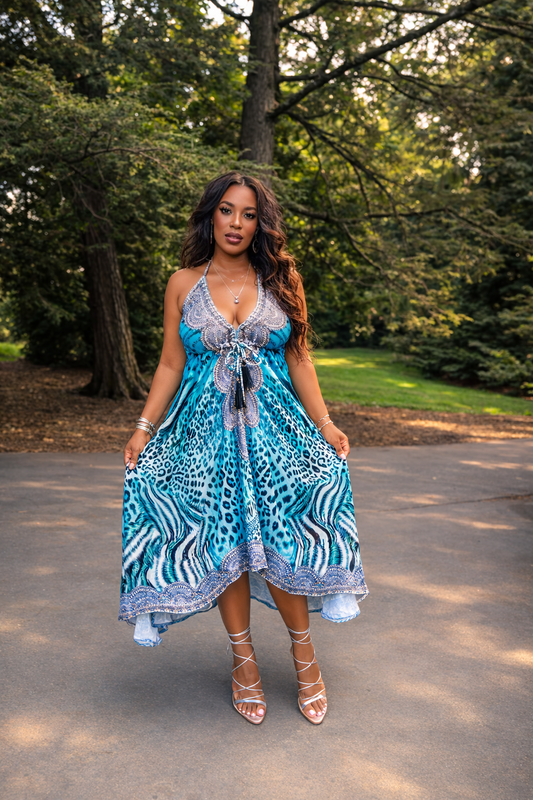 Ocean Siren Kaftan Dress