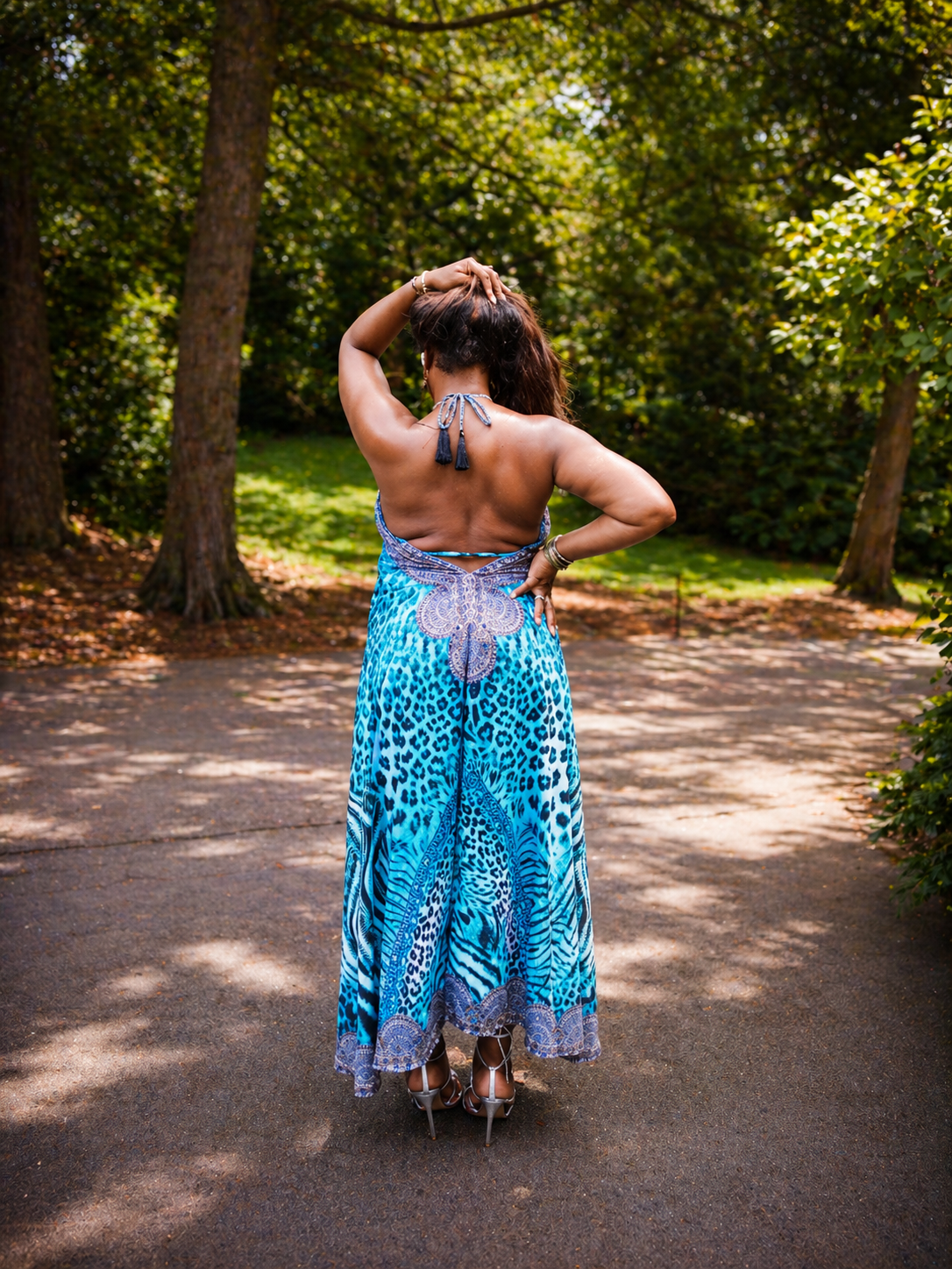 OCEAN SIREN KAFTAN DRESS