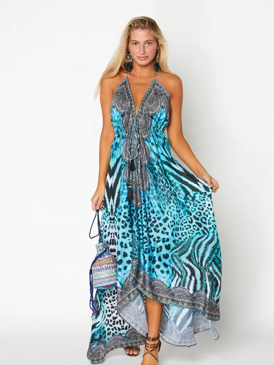 Ocean Siren Kaftan Dress